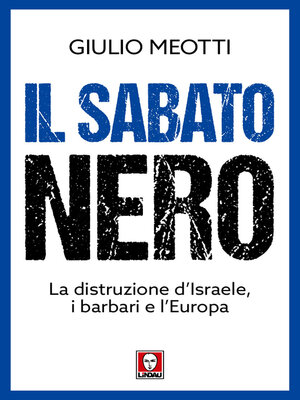 cover image of Il Sabato Nero